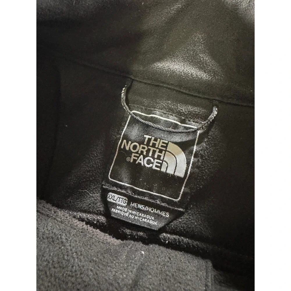 The North Face Men's Windbreaker Mid Weight Black‎ Full Zip Jacket Shell XXL 2XL